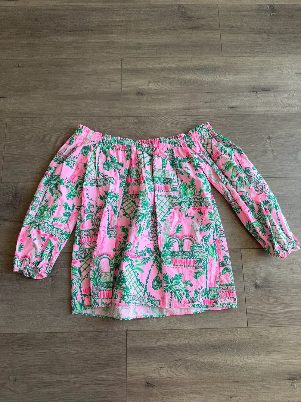 Lilly Pulitzer Winifred Top - size small - Mandevilla Baby Always Worth It - Picture 5 of 5
